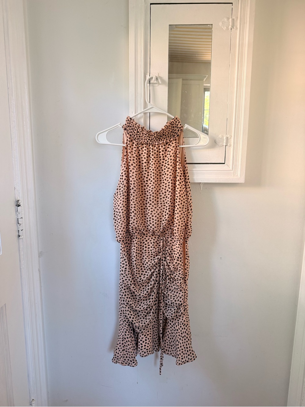 Forever 21 Cheetah/Leopard dress with ruching detail